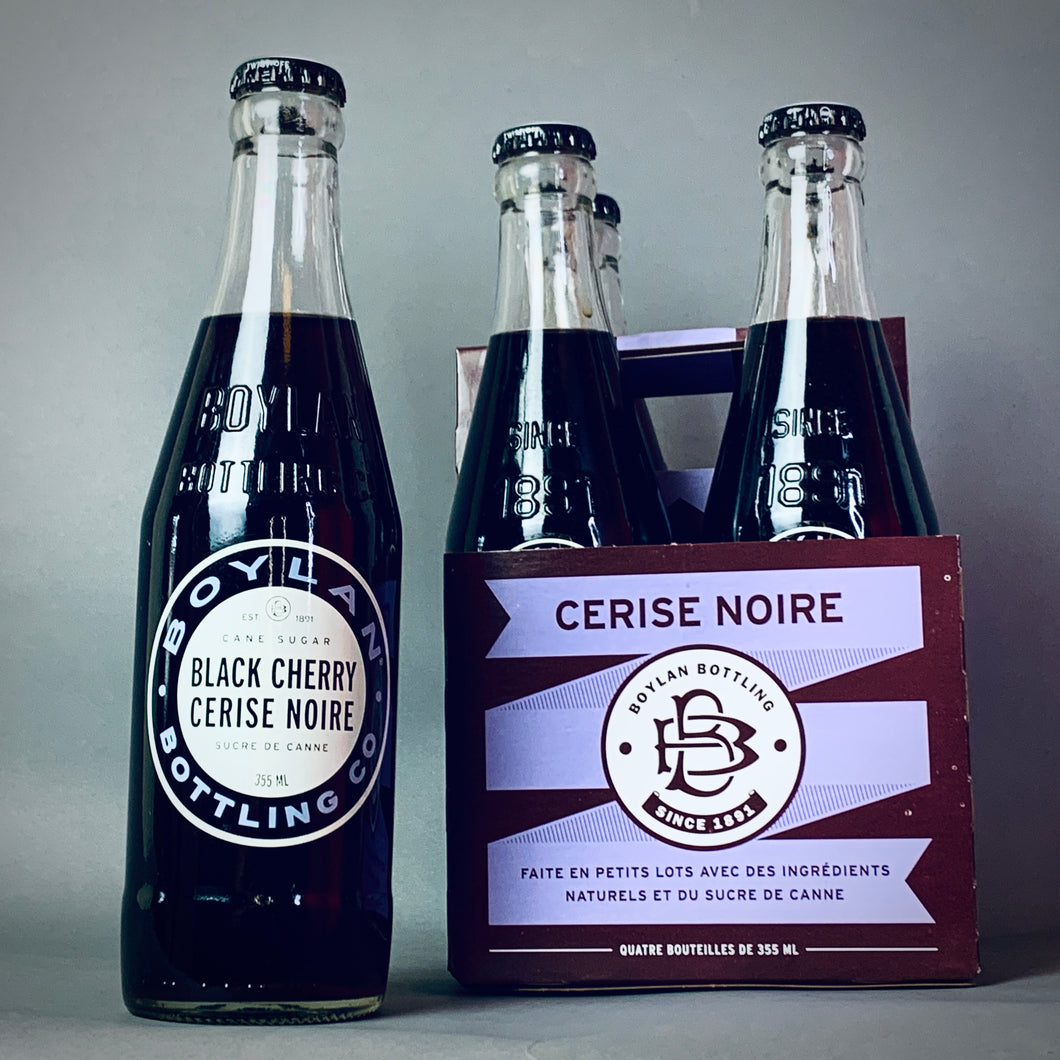 Pack de liqueurs à la Cerise Noire (Black Cherry) Boylan - (4 unités).